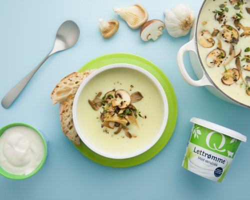 Soppsuppe med Q® Lettrømme