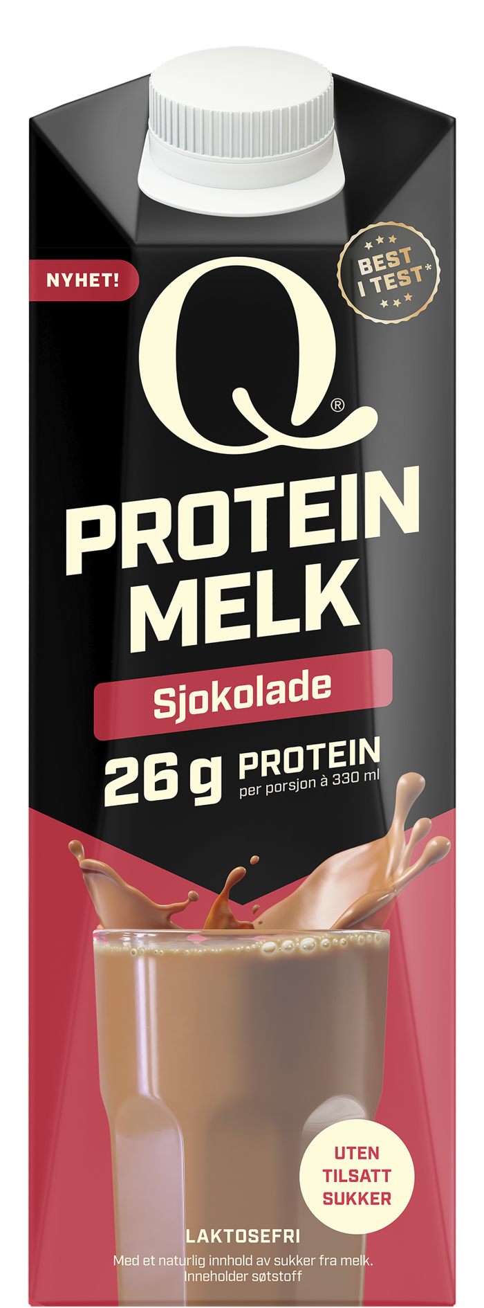 Q Proteinmelk sjokolade 1 liter
