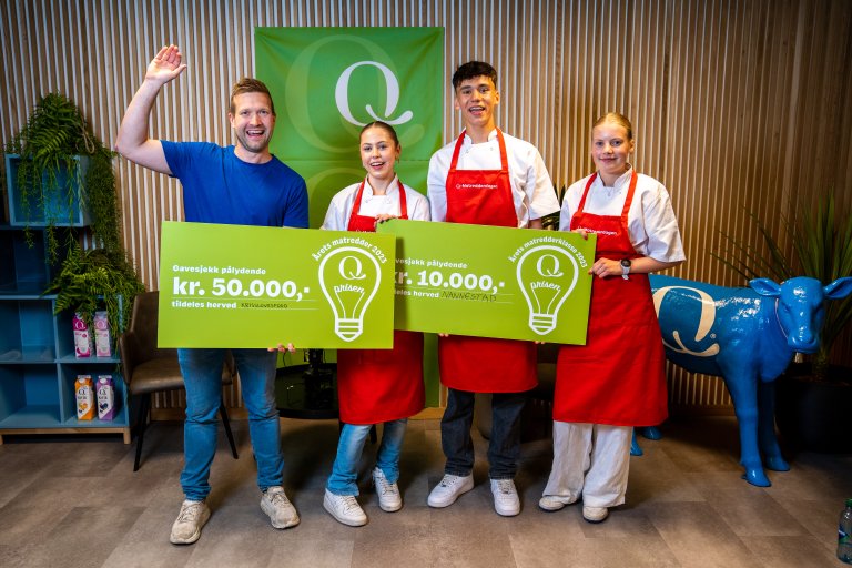 Årets Matredder 2023 og vinnerne av Matredderpris-kokkekamp 2023.