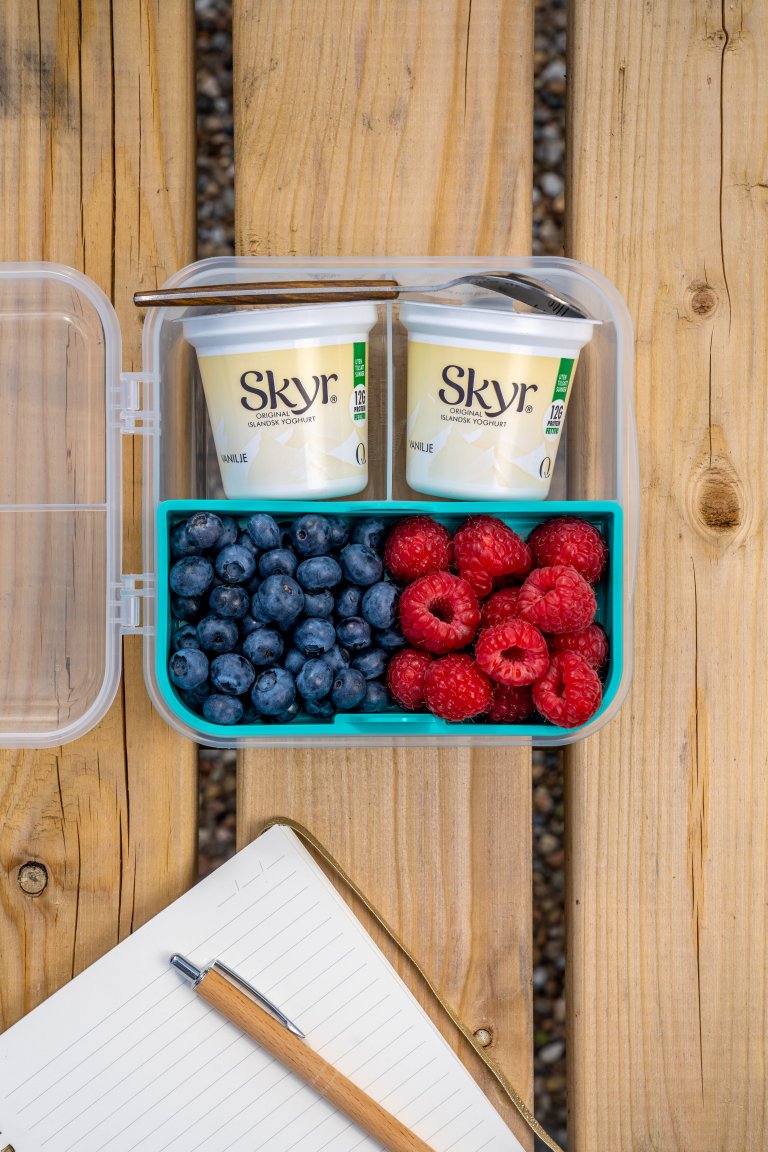Skyr med vanilje i matboks