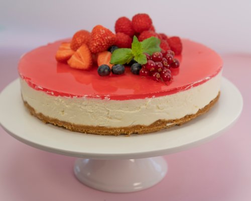 Ostekake med gele