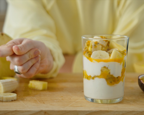 Vaniljeyoghurtparfait Vaniljeyoghurtparfait