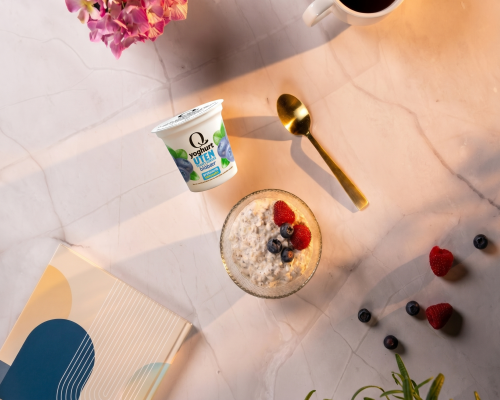 Kjøleskapsgrøt med Q® Yoghurt UTEN