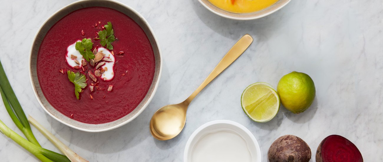 Rødbetsuppe med Planti Rødbetsuppe med Planti