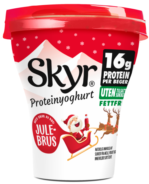 Skyr julebrus 160g april 2025 Skyr julebrus 160g april 2025