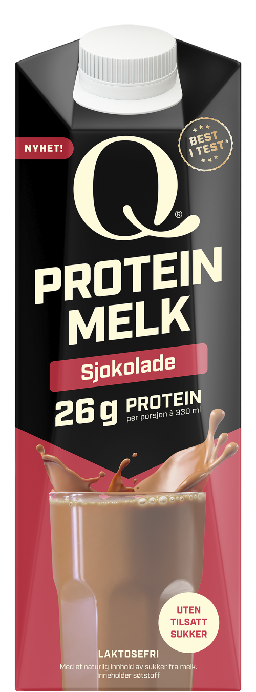 Q Proteinmelk sjokolade 1 liter Q Proteinmelk sjokolade 1 liter