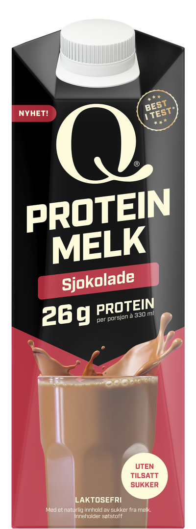 Q Proteinmelk sjokolade 1 liter