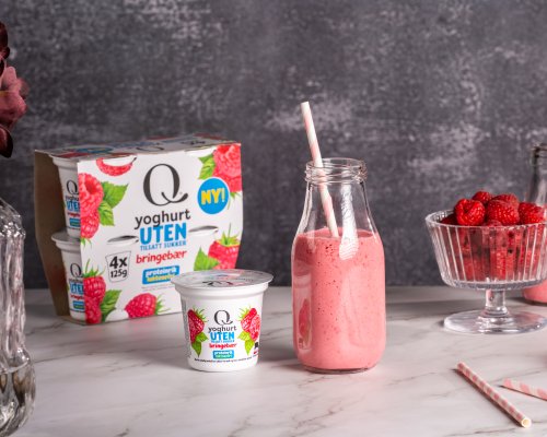 Bringebærsmoothie