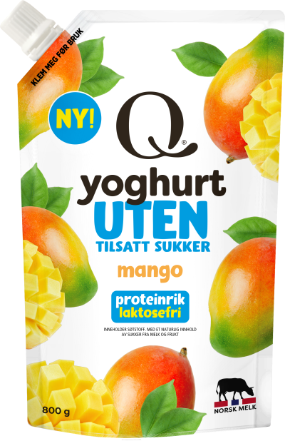 Q yoghurt uten mango