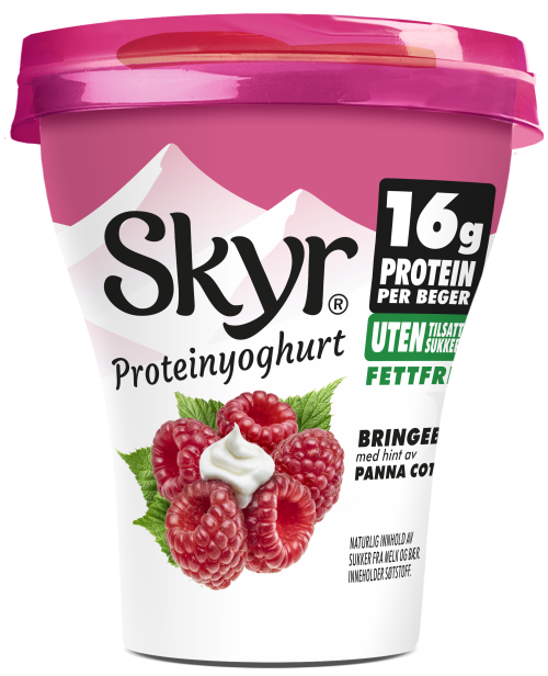 Skyr bringebør panna cotta 160 g L1 2025