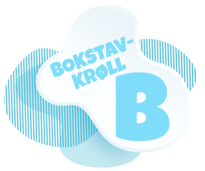 Bokstavkrøll B Bokstavkrøll B