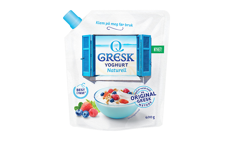 Gresk yoghurt på pose