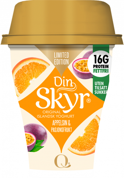 Orange with “passion” for yoghurt